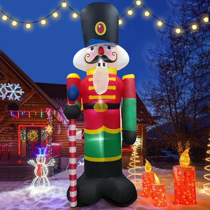 8 FT Large Inflatable Nutcracker