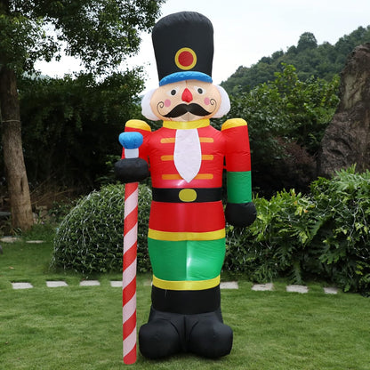 8 FT Large Inflatable Nutcracker