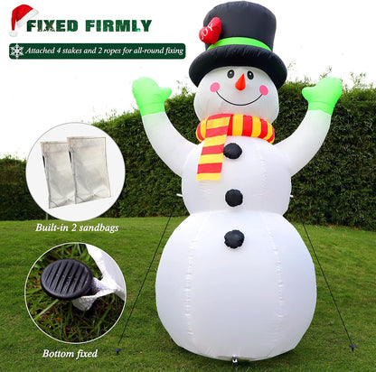 7 FT Large Snowman Inflatable