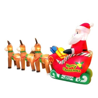 12 FT Large Santa's Sleigh Inflatable