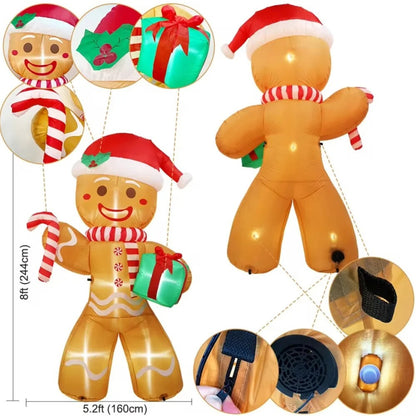 8 FT Large Gingerbread Man