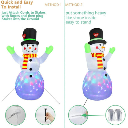 7 FT Large Snowman Inflatable