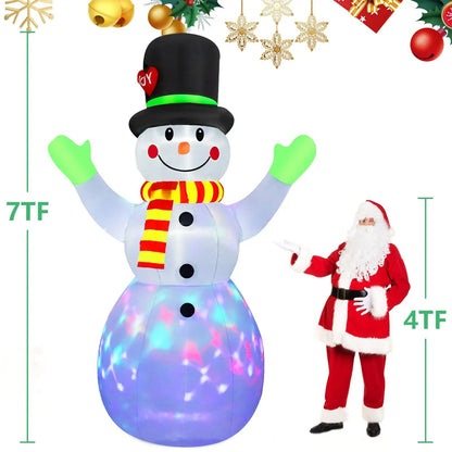 7 FT Large Snowman Inflatable